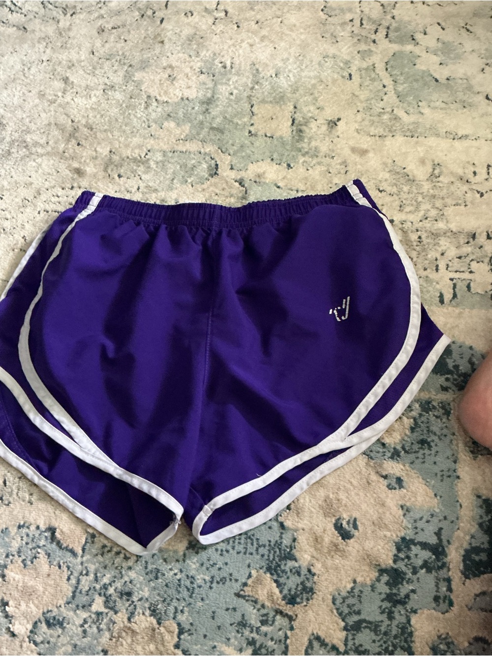 Purple Women's Athletic Running Shorts - Varsity